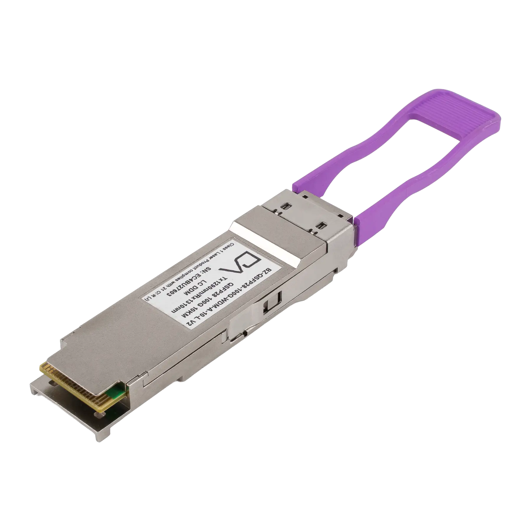 Модуль QSFP28 WDM ER, 100Gb, дальность 10 км, 1330 нм, LC, V2