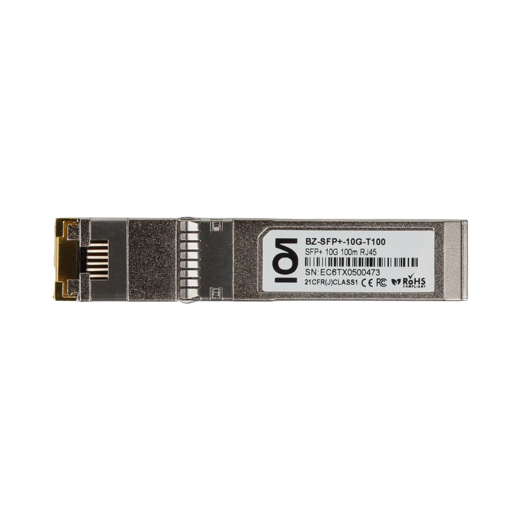 Модуль SFP+, дальность 100 м, 10Gb, RJ45