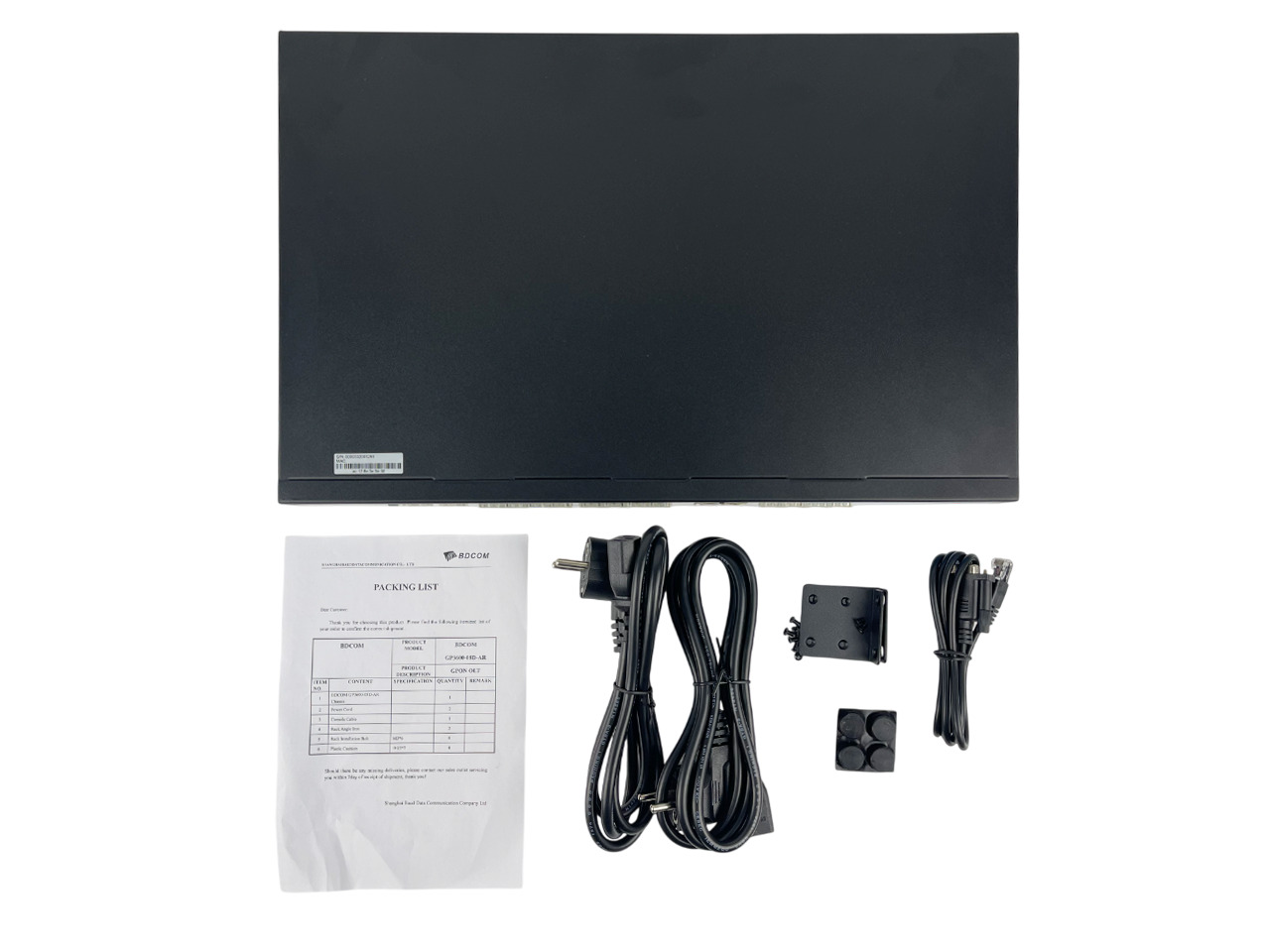 Оптический линейный терминал OLT GPON BDCOM GP3600-08D-AR, 8 портов GPON, 2AC+RPS