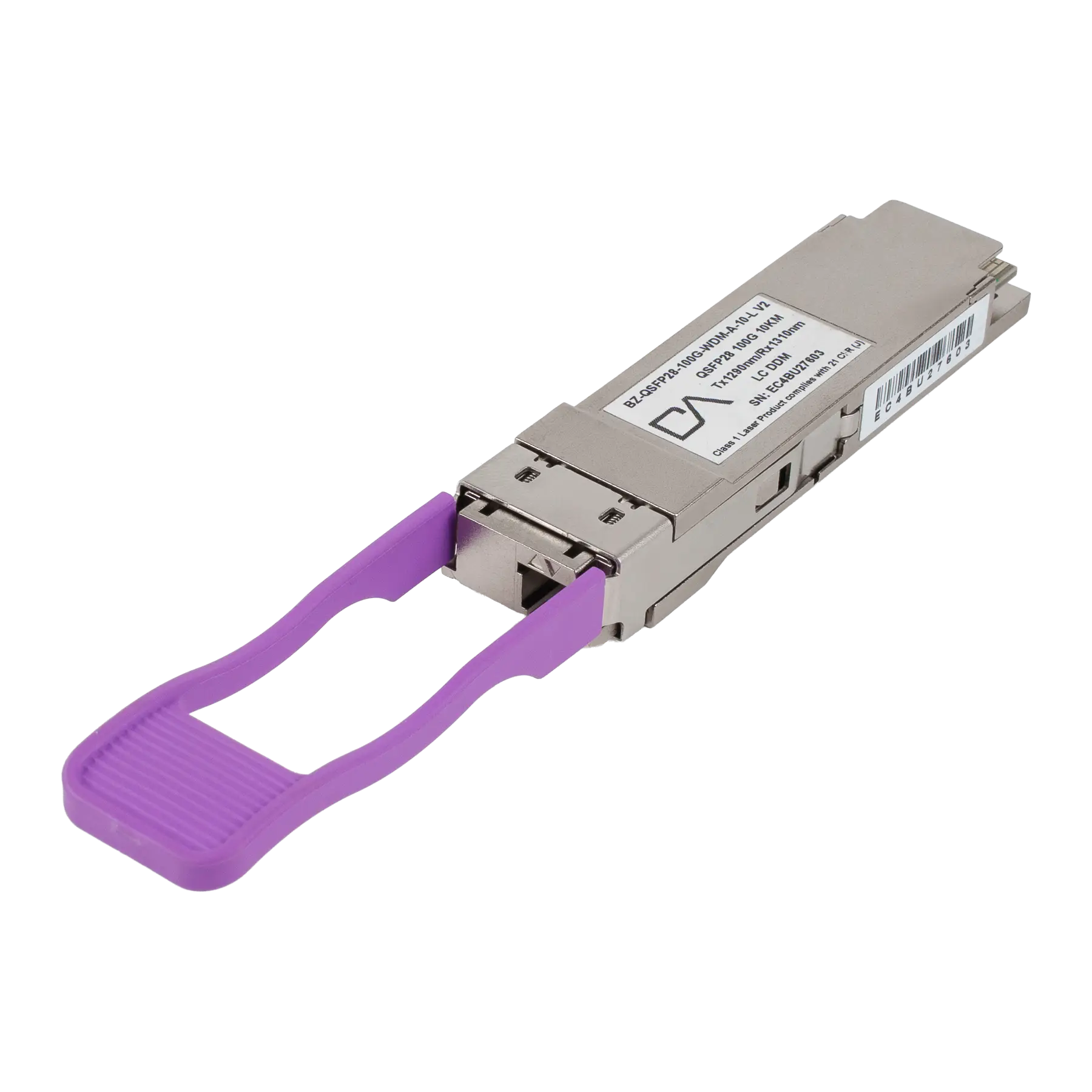 Модуль QSFP28 WDM ER, 100Gb, дальность 10 км, 1330 нм, LC, V2
