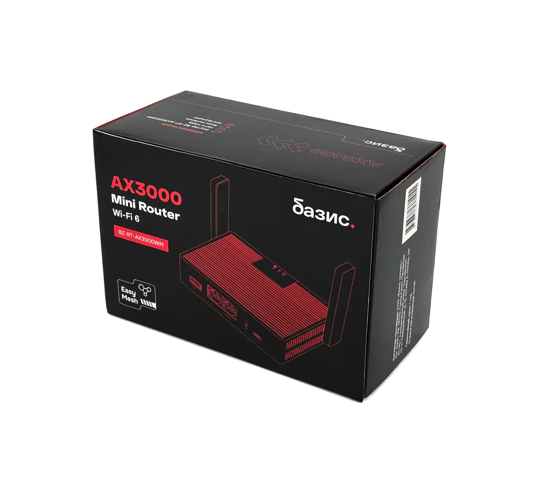 Роутер Wi-Fi 6 BAZIS RT-AX3000WM