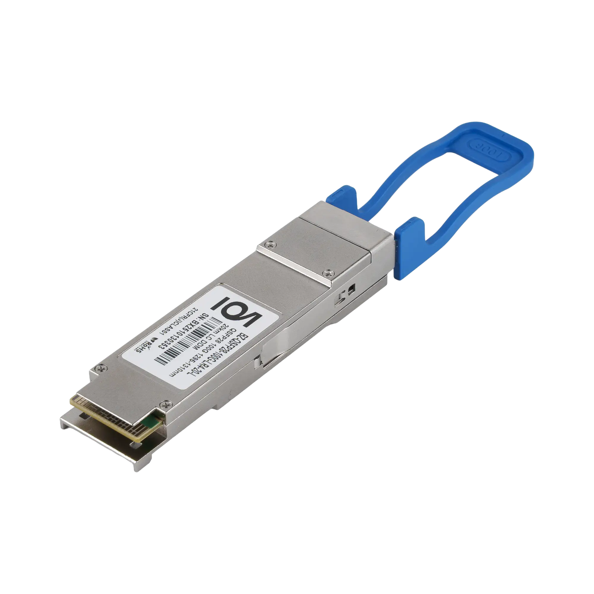 Модуль QSFP28, 100Gb, дальность 20 км, 1310nm, 2LC
