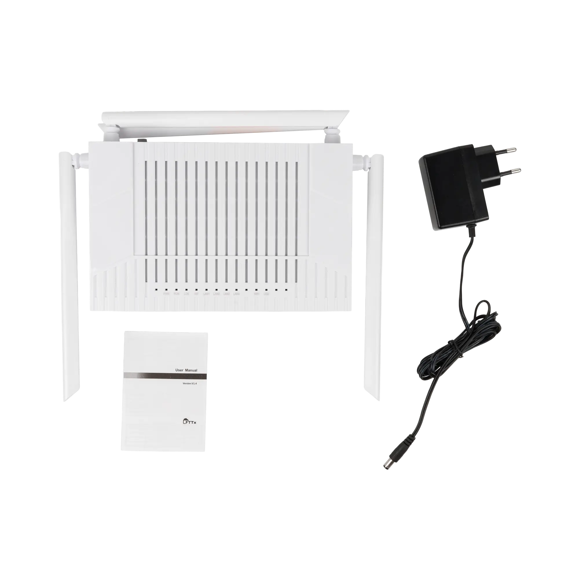 Абонентский терминал ONT xPON C-DATA FD514GS3-X, 4xGE RJ-45, AX3000, SC/UPC