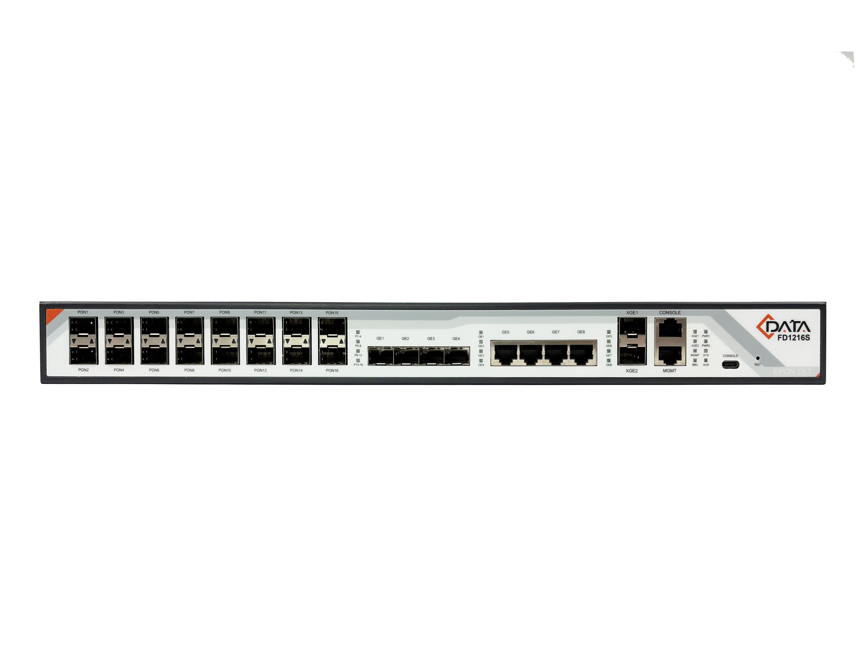 Оптический линейный терминал OLT EPON C-DATA FD1216S-B1, 16 портов EPON, 2AC+BBU