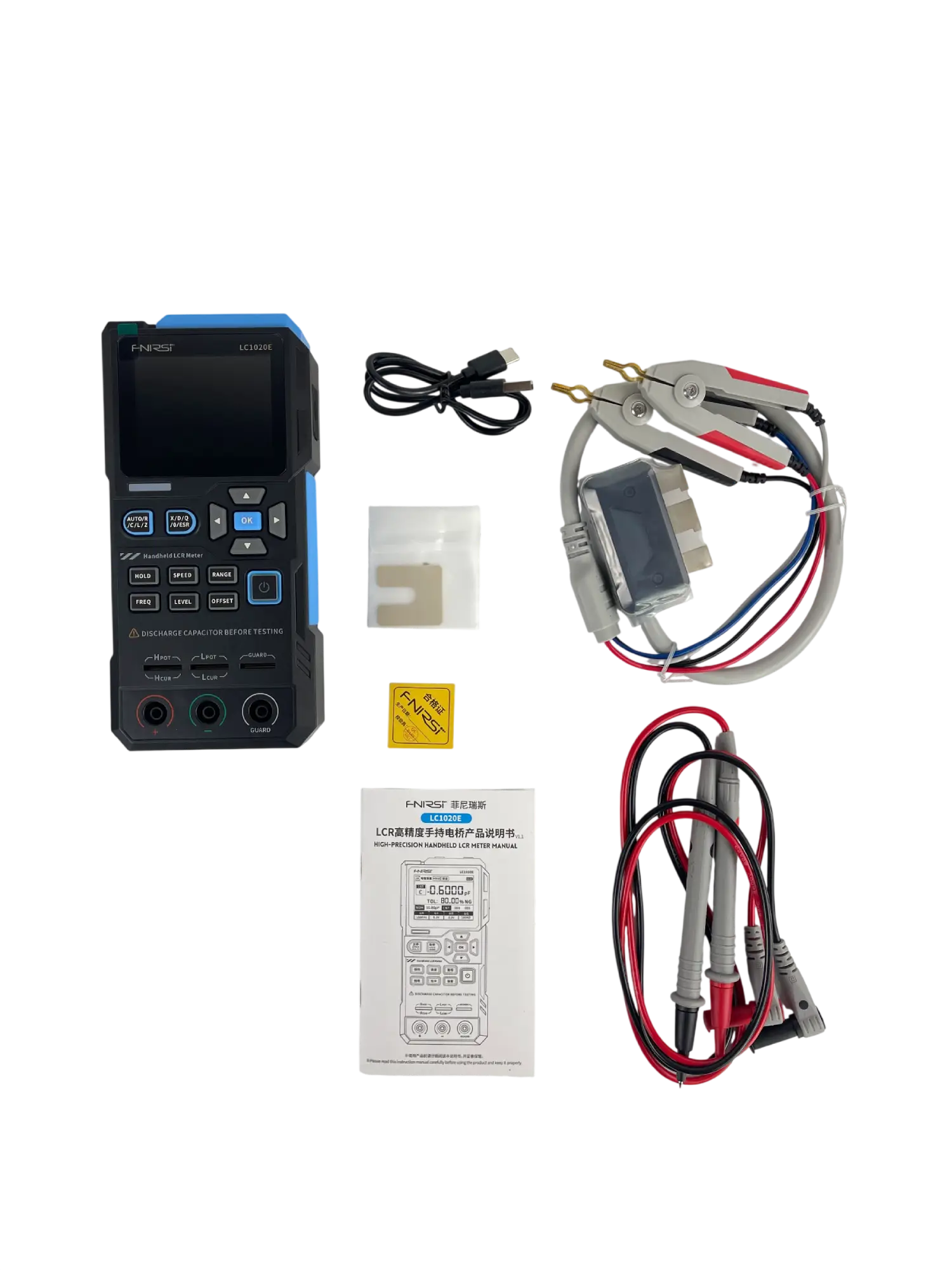 Тестер транзисторов FNIRSI LC1020E