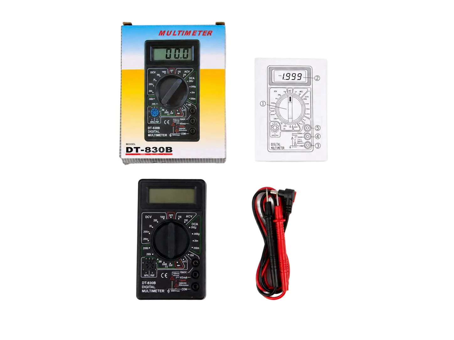 Мультиметр DT830B
