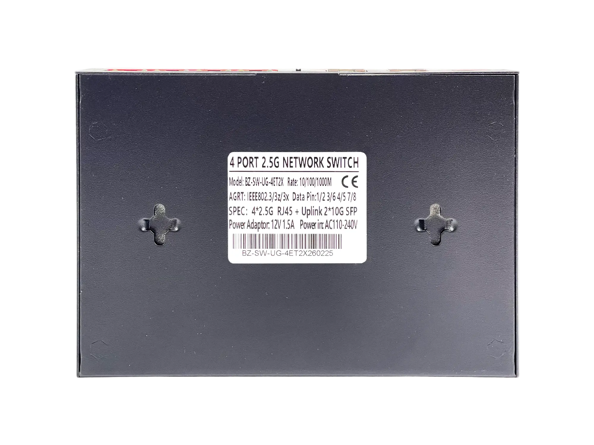 Коммутатор BZ-SW-UG-4ET2X, 4 порта 2.5Гбит/с, 2 порта SFP+ 10Гбит/с