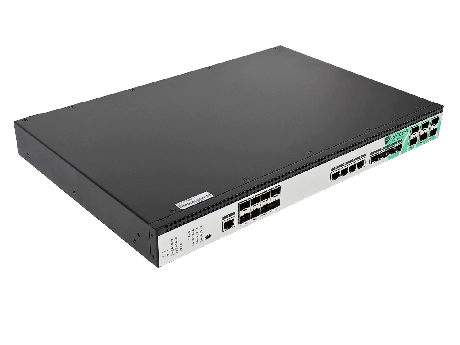 Оптический линейный терминал OLT EPON BDCOM P3600-08E-2DC, 8 портов EPON, 6 портов SFP+, 2DC