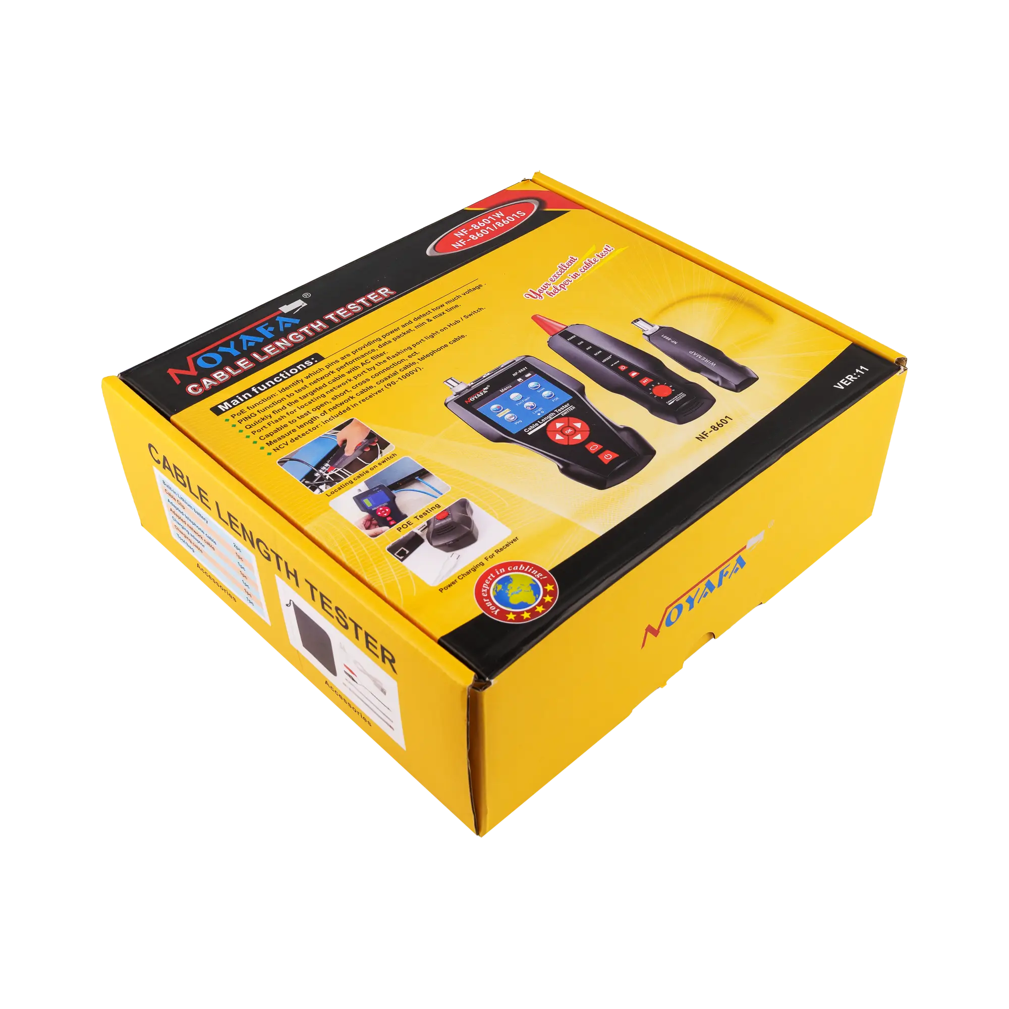 Кабельный тестер Noyafa NF-8601W