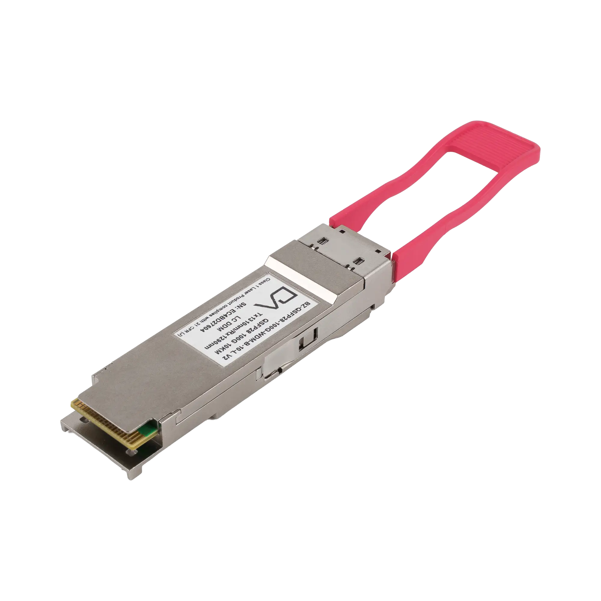 Модуль QSFP28 WDM ER, 100Gb, дальность 10 км, 1270 нм, LC, V2