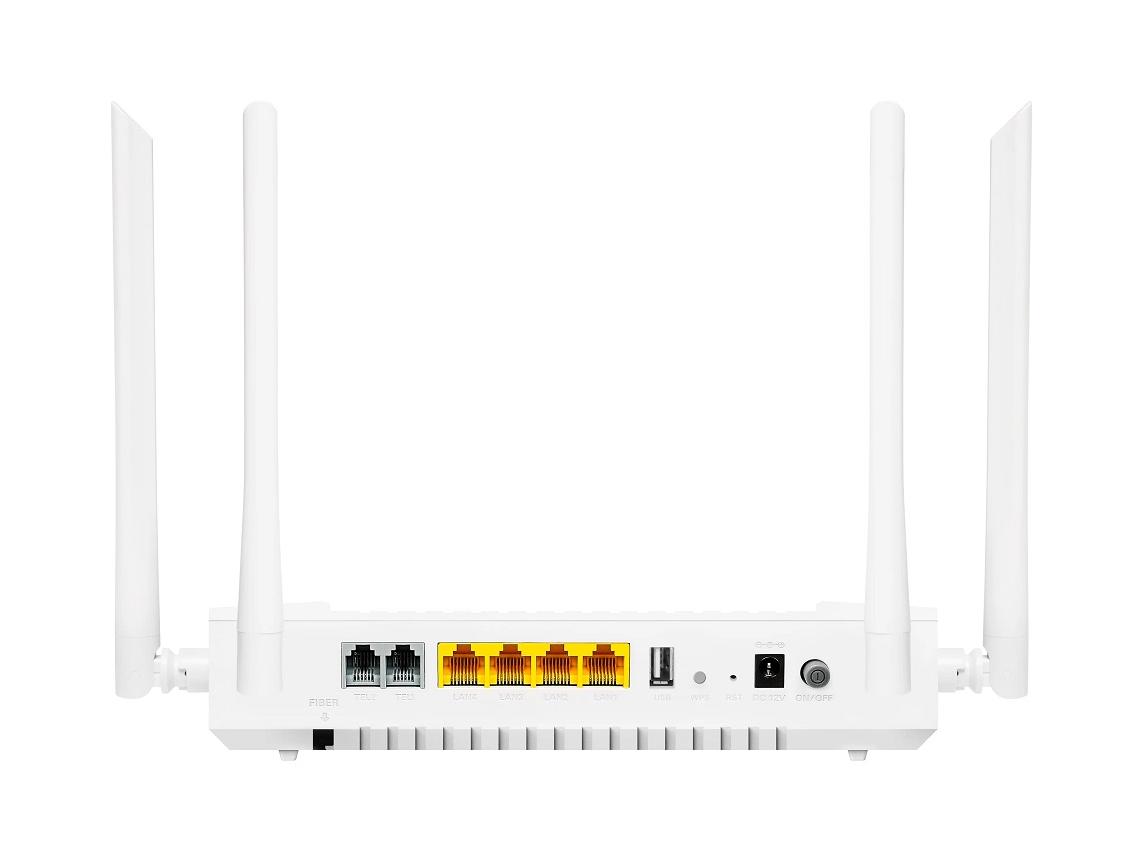 Абонентский терминал ONT XGSPON C-DATA FD624TS3-X, 1x2.5GE+3xGE RJ-45, 2xPOTS, AX3000, SC/UPC