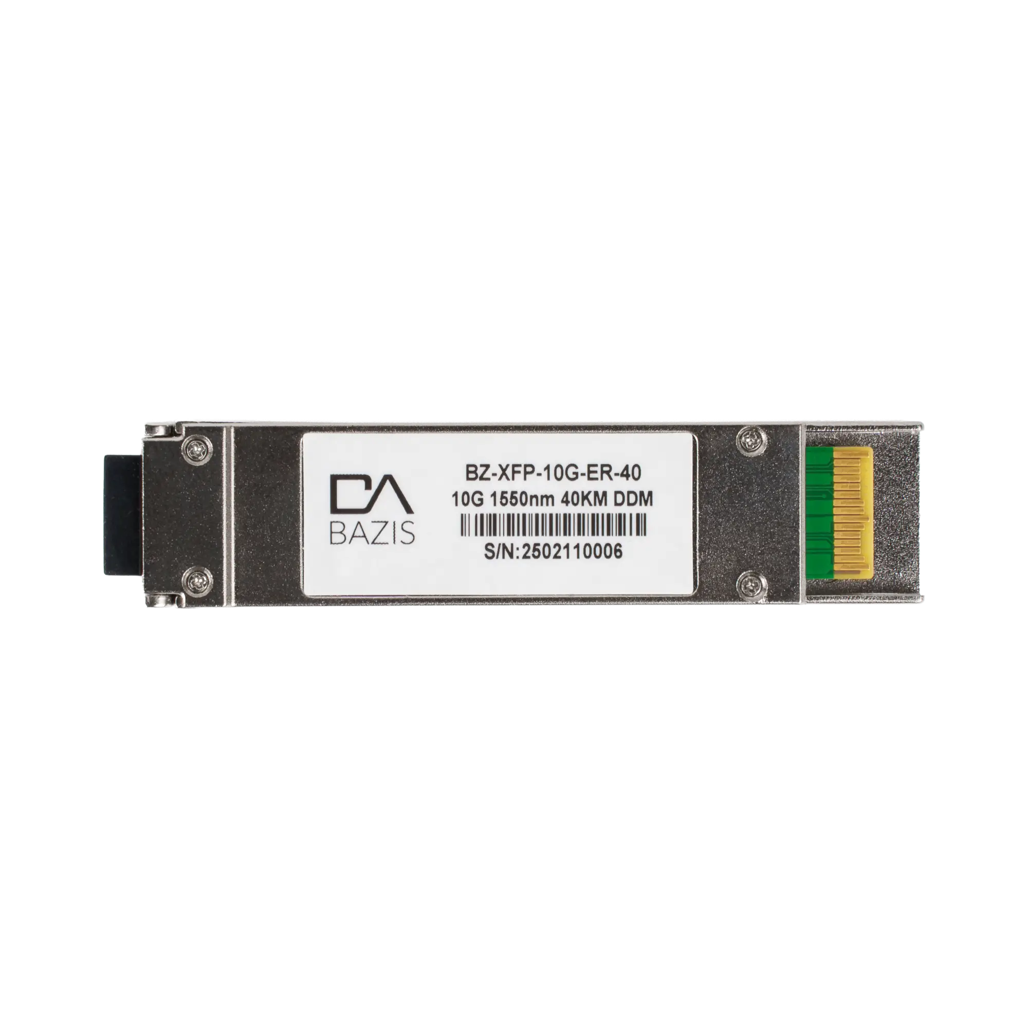 Модуль XFP, 10Gb, дальность 40 км, 1550nm, 2LC