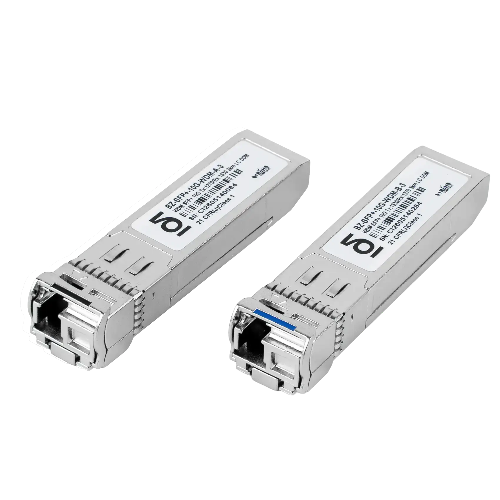 Комплект модулей SFP+, дальность 3 км, 1270/1330 нм, LC/UPC