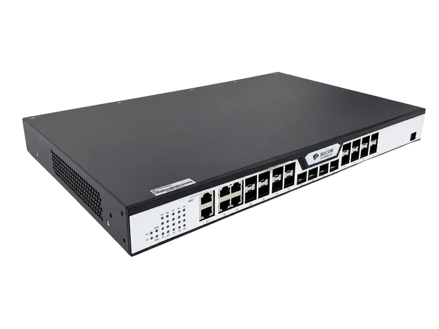 Оптический линейный терминал OLT GPON BDCOM GP3600-08B-2DC, 8 портов GPON, 2DC