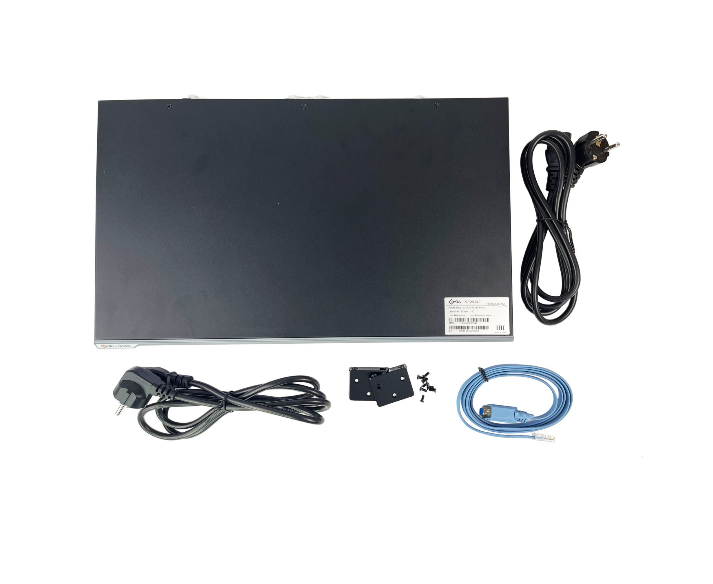 Оптический линейный терминал OLT GPON C-DATA FD1604S-B1-2AC, 4 порта GPON, 2AC