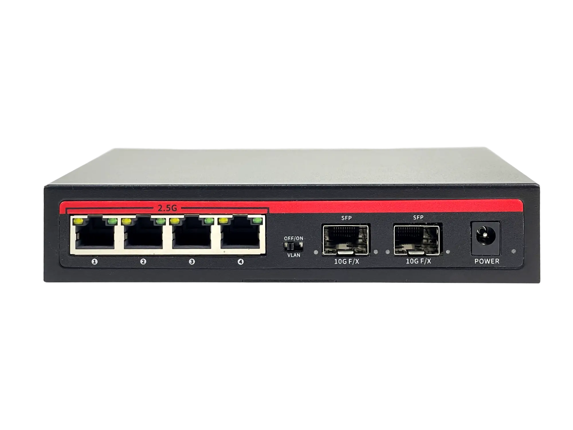 Коммутатор BZ-SW-UG-4ET2X, 4 порта 2.5Гбит/с, 2 порта SFP+ 10Гбит/с