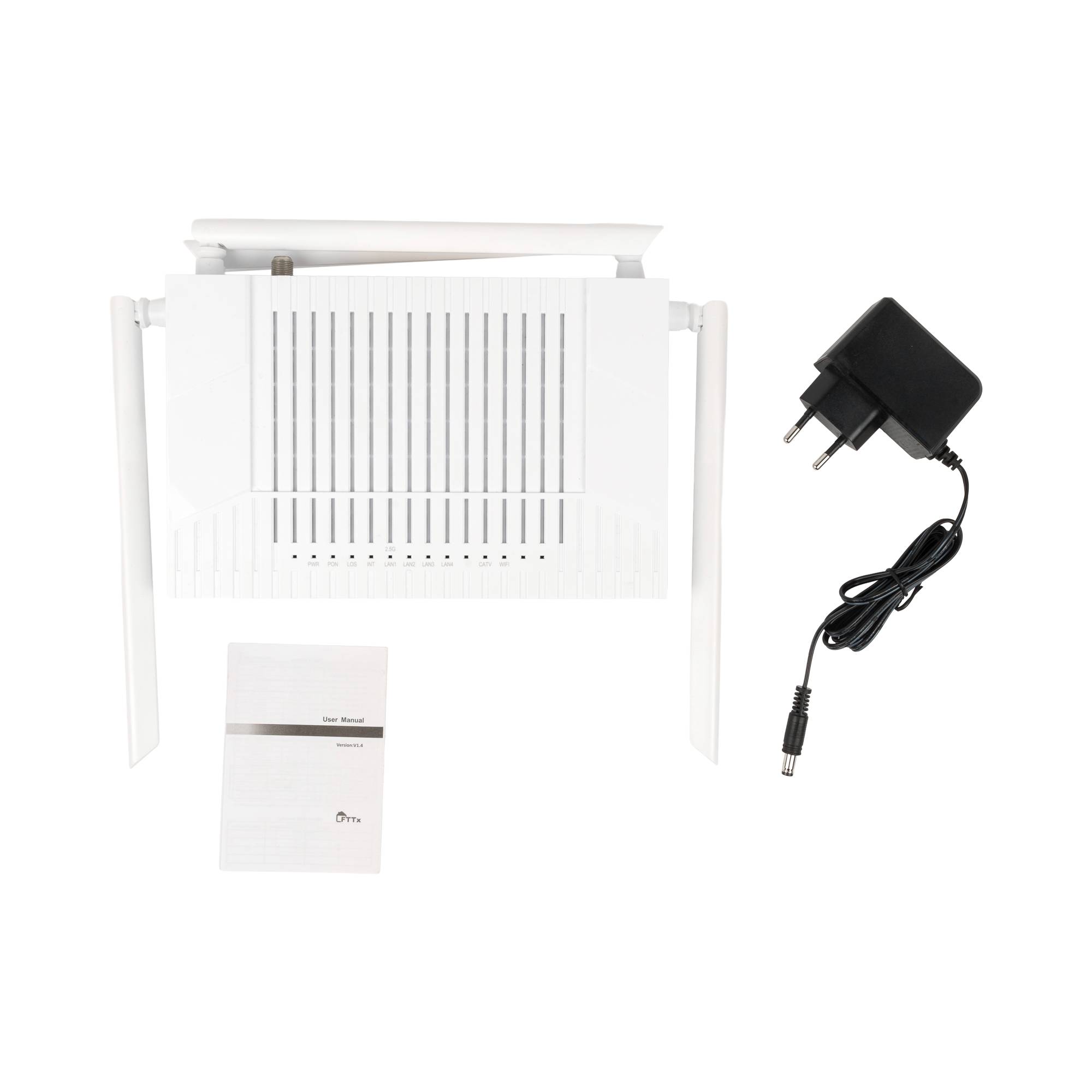Абонентский терминал ONT XGSPON C-DATA FD714TS3-X, 1x2.5GE+3xGE RJ-45, RF, AX3000, SC/APC