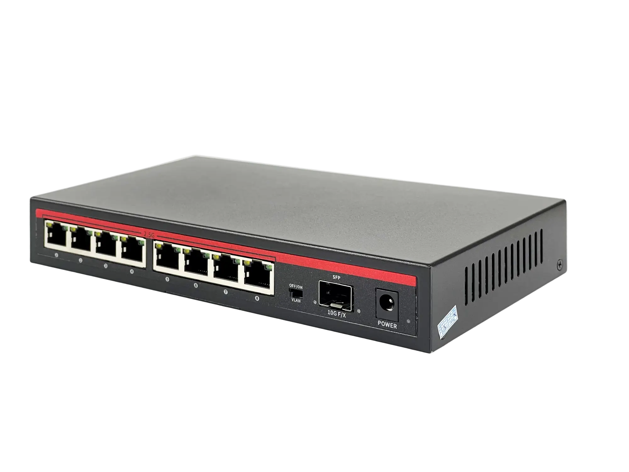 Коммутатор BZ-SW-UG-8ET1X, 8 портов 2.5Гбит/с, 1 порт SFP+ 10Гбит/с