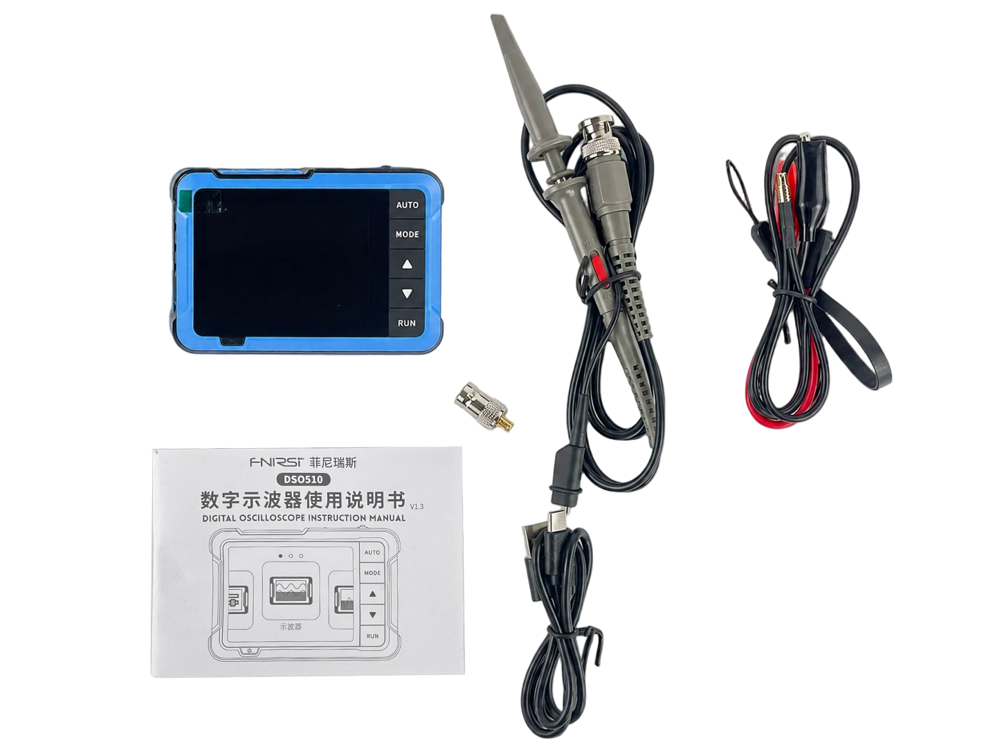 Портативный цифровой осциллограф FNIRSI DSO-510