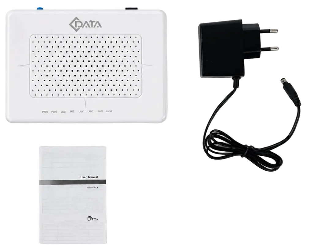 Абонентский терминал ONT xPON C-DATA FD504G-X, 4xGE RJ-45, SC/UPC