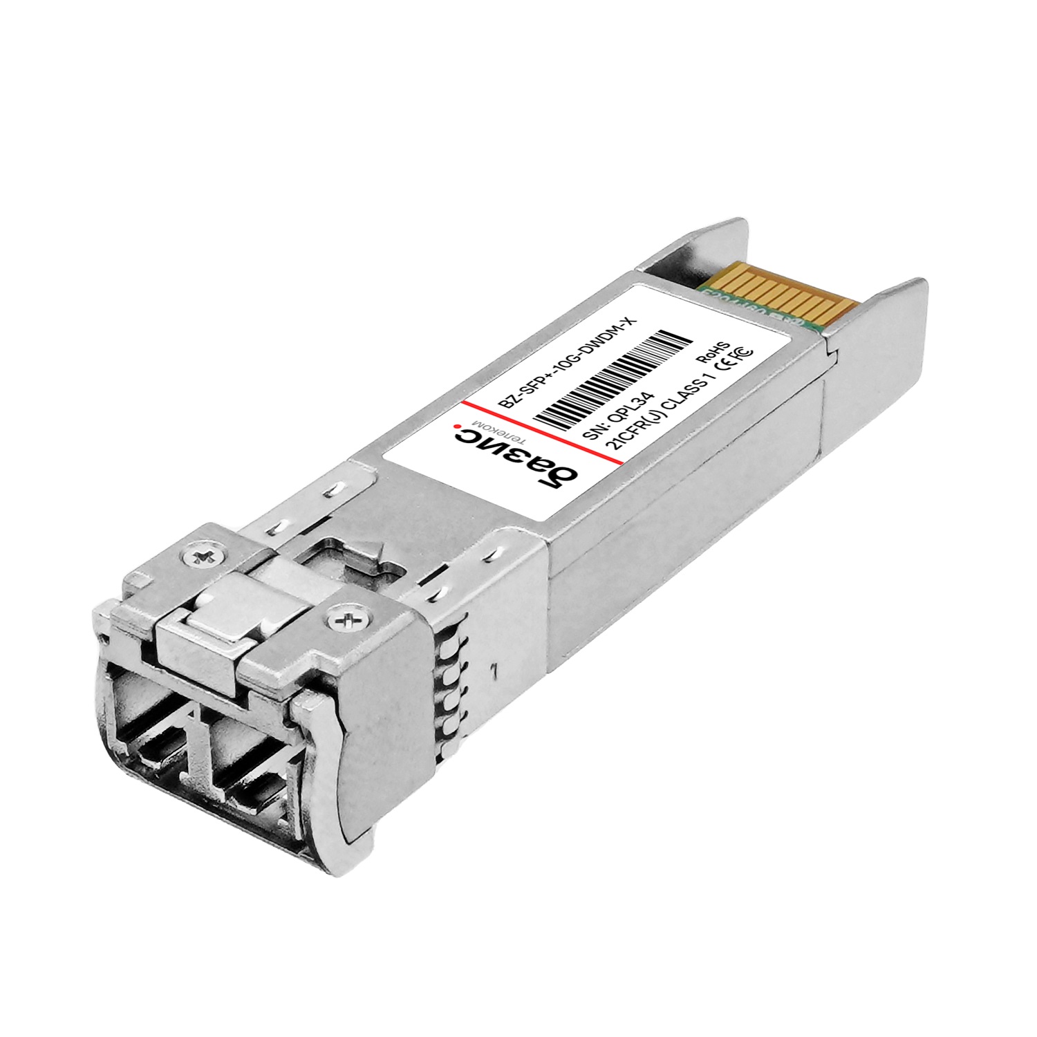 Модуль BZ-SFP+-10G-DWDM-56-80 (DWDM SFP+, скорость 10Gb, 56 канал, 1532.68nm, 80км, 24дБ, 2LC, DDM)