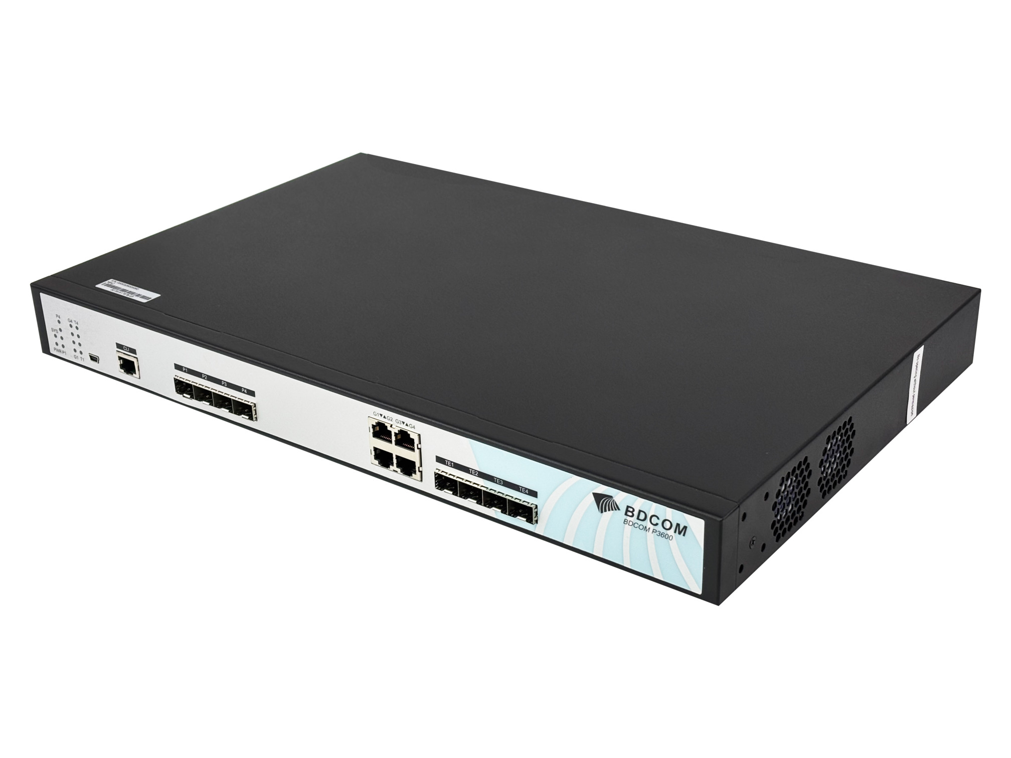 Оптический линейный терминал OLT EPON BDCOM P3600-04-AR, 4 порта EPON, 2AC+RPS