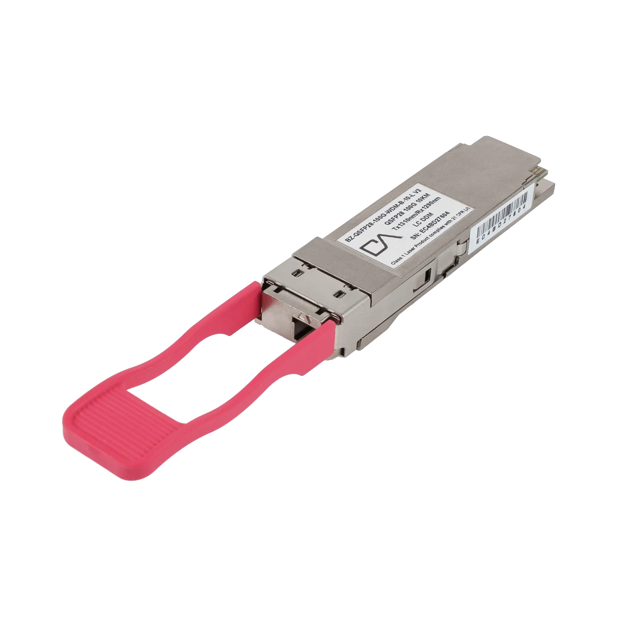 Модуль QSFP28 WDM ER, 100Gb, дальность 10 км, 1270 нм, LC, V2