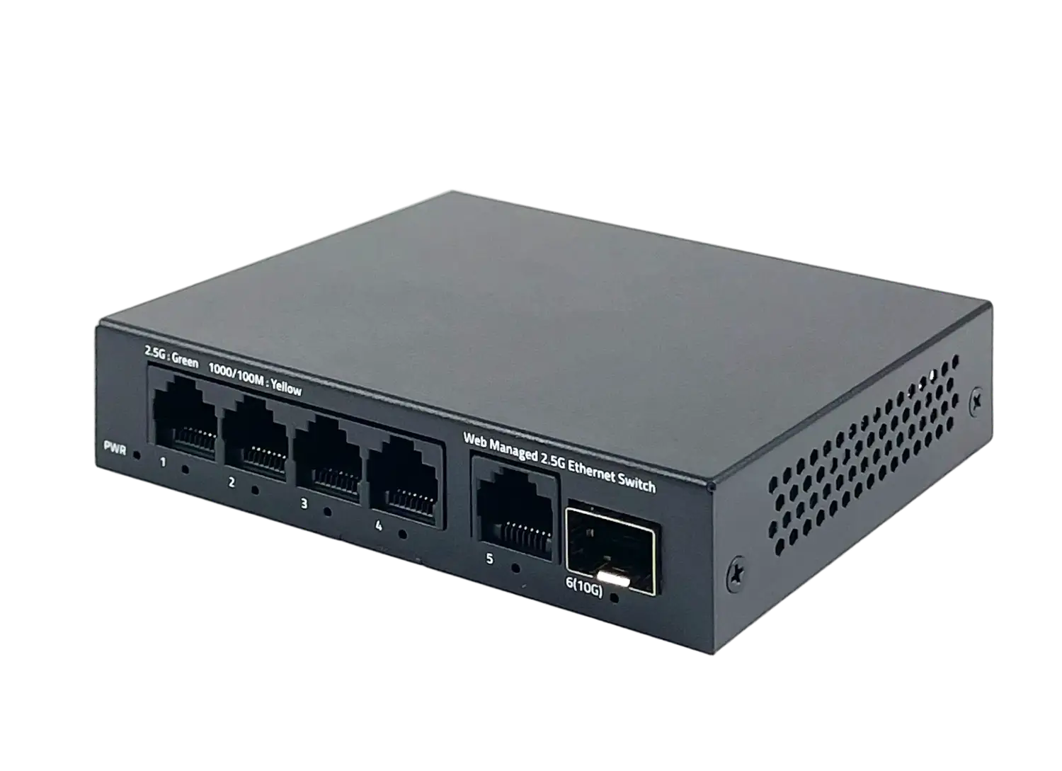 Коммутатор BZ-SW-MG-5ET1X, 5 портов 2.5Гбит/с, 1 порт SFP+ 10Гбит/с