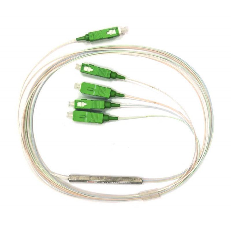 Сплиттер оптический BZ-PLC-T-1x4-0.9-SA (PLC, steel tube, 1x4, SM 0.9, SC/APC)