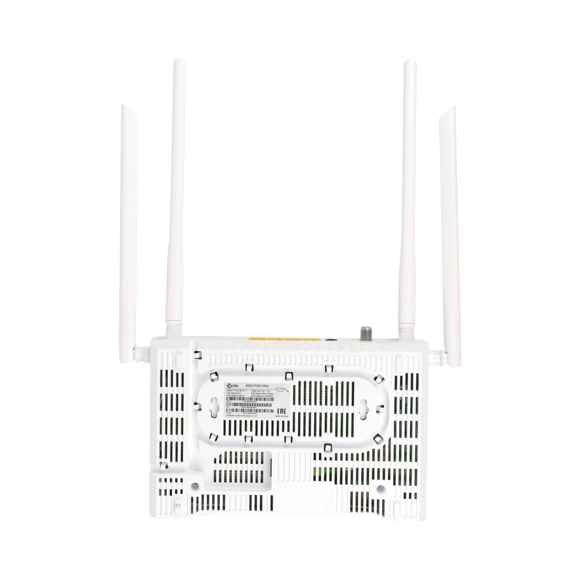 Абонентский терминал ONT XGSPON C-DATA FD714TS3-X, 1x2.5GE+3xGE RJ-45, RF, AX3000, SC/APC