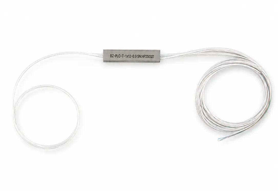 Сплиттер оптический BZ-PLC-T-1x12-0.9 (PLC, Steel Tube, 1x12, SM 0.9, неоконцованный)