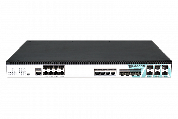 Оптический линейный терминал OLT EPON BDCOM P3600-08E-2DC, 8 портов EPON, 6 портов SFP+, 2DC