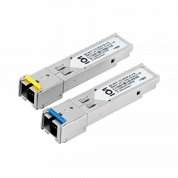 Комплект модулей SFP, дальность 3 км, 1310/1550 нм, SC/UPC