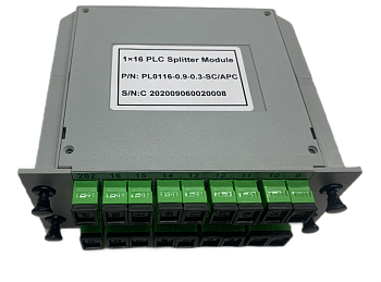 Сплиттер оптический BZ-PLC-LGX-1x16-SA (PLC, LGX Box, 1x16, SC/APC)