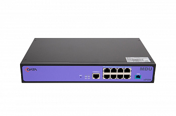 Многопортовый терминал MDU C-DATA FD5008B, 8xGE RJ-45, SC/UPC