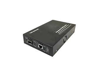 Медиаконвертер BZ-MC-10G-RJ45SFP+-LFP (10GBase-T RJ-45, SFP+ слот, LFP, внешний БП)