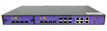 Оптический линейный терминал OLT GPON C-DATA FD1608E-C1-2AC, 4+4 порта GPON, 2AC