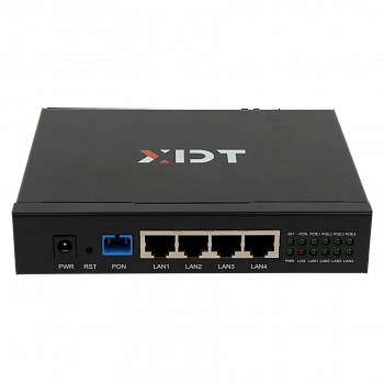 Абонентский терминал ONT xPON XDT T504BF, 4xGE RJ-45, POE PSE, SC/UPC