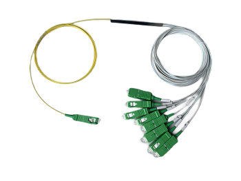 Сплиттер оптический BZ-PLC-T-1x8-0.9-SA (PLC, steel tube, 1x8, SM 0.9, SC/APC)