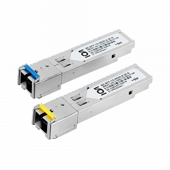 Комплект модулей SFP, дальность 20 км, 1310/1550 нм, SC/UPC