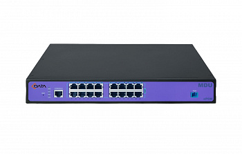 Многопортовый терминал MDU C-DATA FD5016BF, 16xGE RJ-45, PoE PSE, SC/UPC