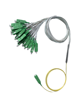 Сплиттер оптический BZ-PLC-T-1x16-0.9-SA (PLC, steel tube, 1x16, SM 0.9, SC/APC)