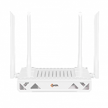 Абонентский терминал ONT xPON C-DATA FD614GS1-X, 4xGE RJ-45, 1xPOTS, AX1500, SC/UPC
