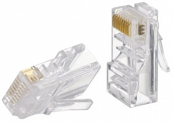 Коннектор RJ45, UTP5e, штекер 8P8C, 10 шт.